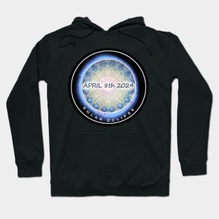 Solar Eclipse April 8th 2024 Tie Dye Moon Sun Totality Mandala Spirituality Hoodie